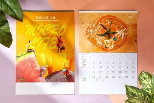 水果月曆鐵條裝訂代工